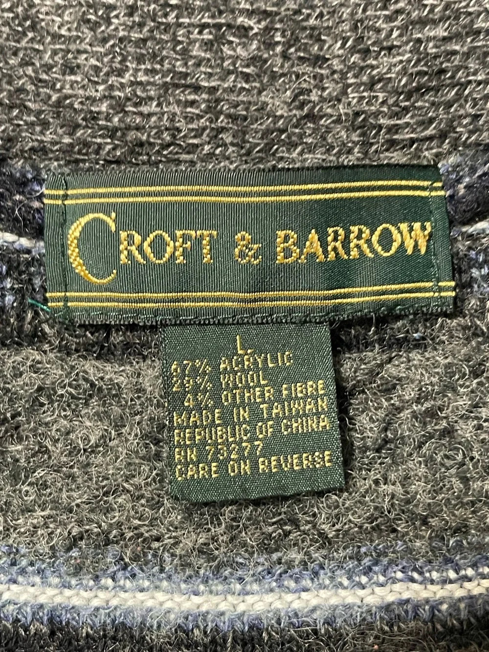 Men’s Vintage 1993 Wool Blend Sweater Vest